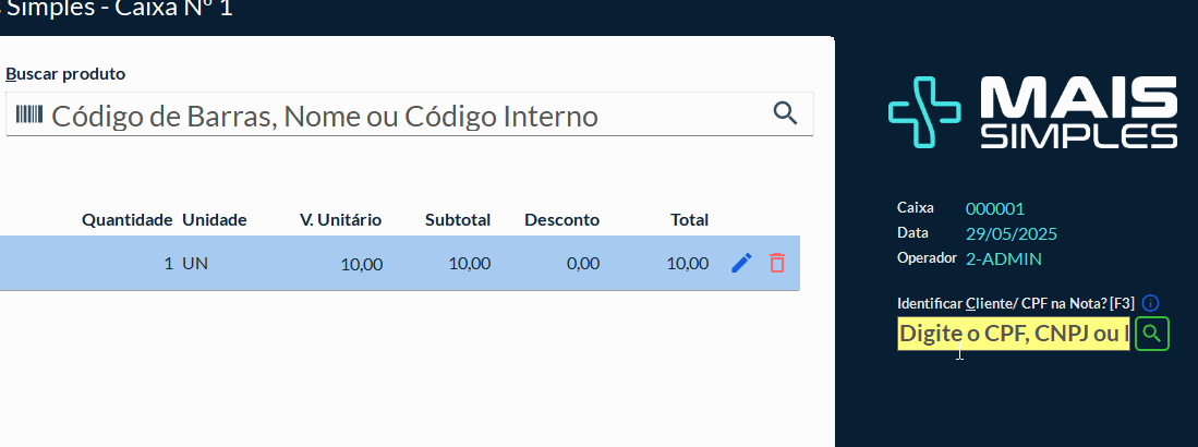 Consultando Cliente já Cadastrado no PDV