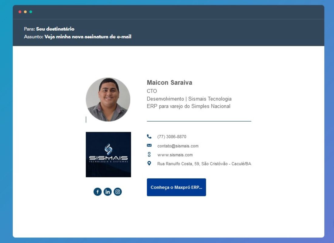 Como criar uma assinatura de email profissional e elegante